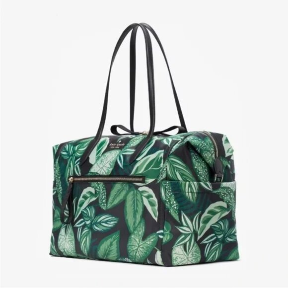 Kate Spade New York Chelsea Fern Foliage Weekender - Picture 7 of 8